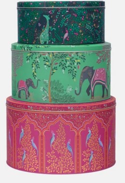 SM9146N_ Sara Miller India Biscuit Barrel